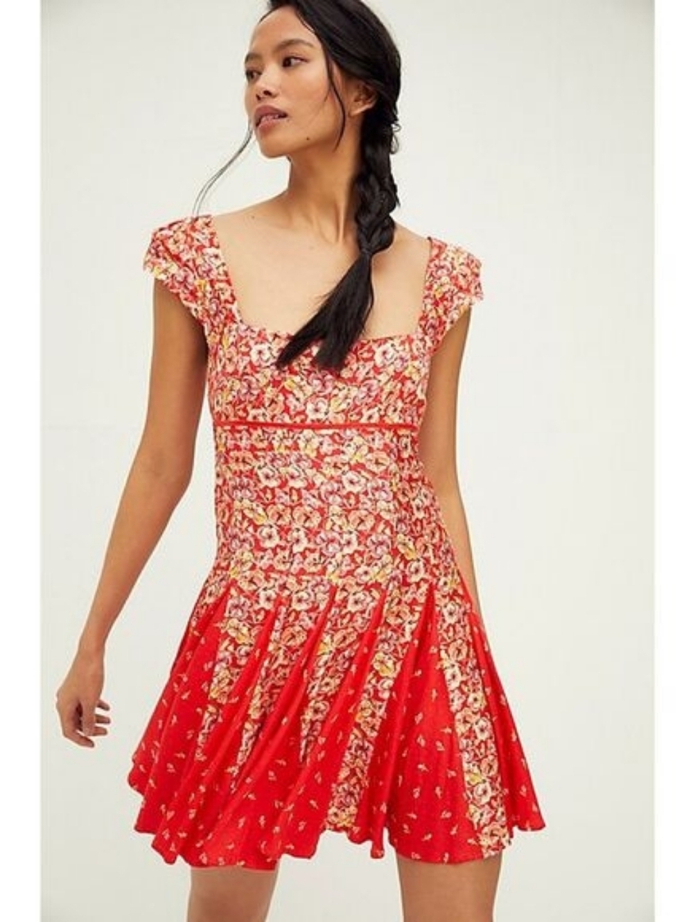 Free People Ponderosa Open Back Mini Dress Size Small